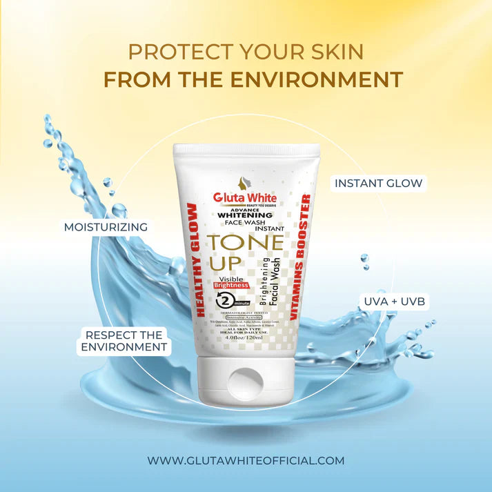 Gluta White Tonup Facewash